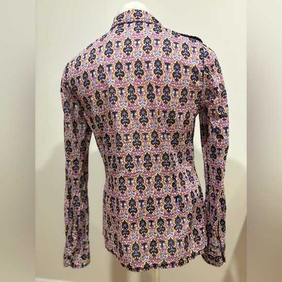 Tory Burch Multicolor Patterned Button Down Shirt - Picture 8 of 14